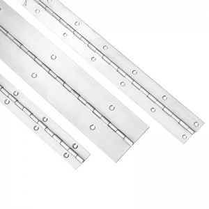 Standardstorlek lång gångjärn 304#72 \'\' rostfritt stål piano gångjärn kontinuerligt rad skåp piano gångjärn